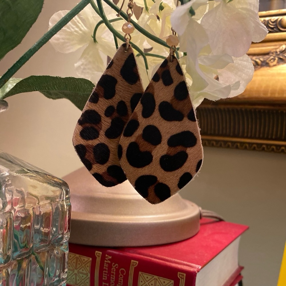 Cheetah Print Earrings